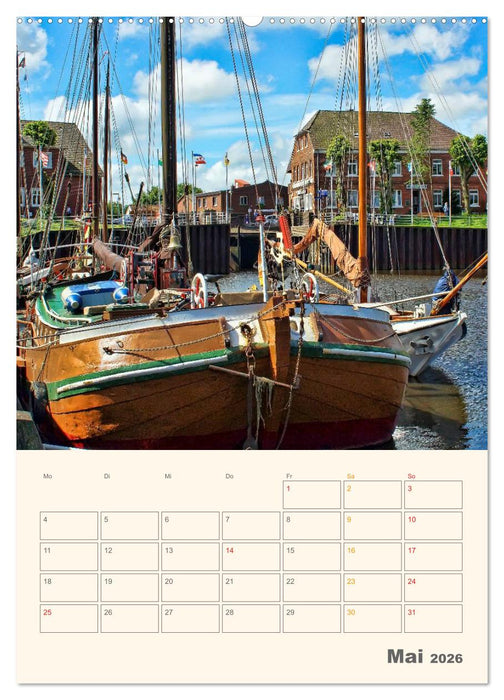 Ostfriesland - Carolinensiel, der Museumshafen (CALVENDO Wandkalender 2026)
