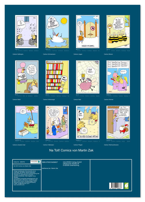 Na Toll! Comics von Martin Zak (CALVENDO Wandkalender 2026)