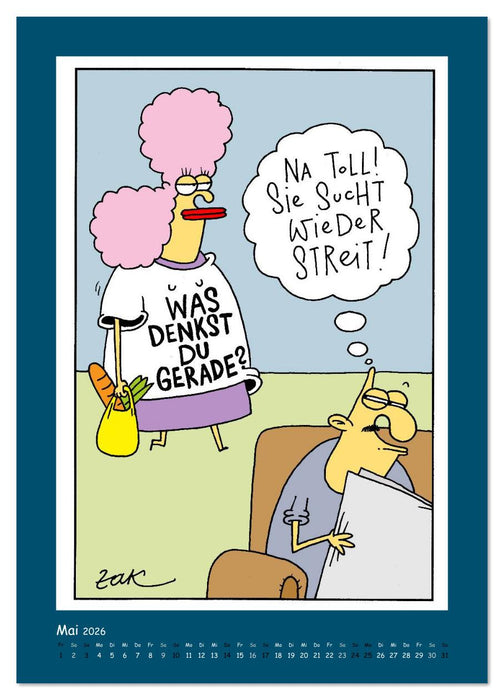 Na Toll! Comics von Martin Zak (CALVENDO Wandkalender 2026)