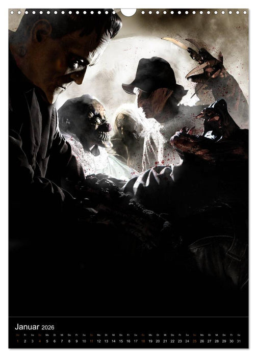 Halloween Optische Illusionen - Kalender 2026 (CALVENDO Wandkalender 2026)