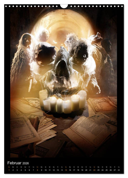 Halloween Optische Illusionen - Kalender 2026 (CALVENDO Wandkalender 2026)