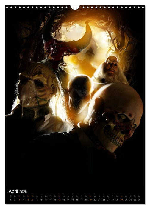 Halloween Optische Illusionen - Kalender 2026 (CALVENDO Wandkalender 2026)