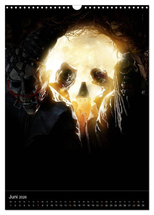 Halloween Optische Illusionen - Kalender 2026 (CALVENDO Wandkalender 2026)