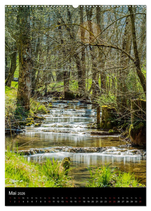 Wasserfälle in Deutschland, Frankreich und auf den Britischen Inseln (CALVENDO Wandkalender 2026)