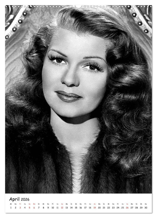 Filmstars der goldenen Leinwandjahre (CALVENDO Premium Wandkalender 2026)