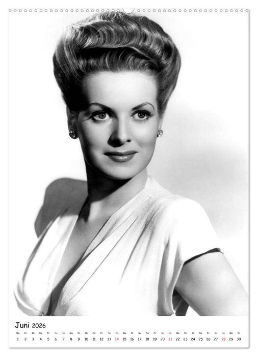 Filmstars der goldenen Leinwandjahre (CALVENDO Premium Wandkalender 2026)
