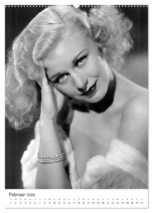 Filmstars - Unvergessene Diven (CALVENDO Premium Wandkalender 2026)