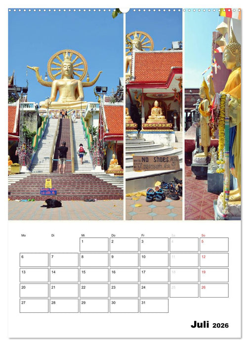 Das bunte Leben in Thailand (CALVENDO Premium Wandkalender 2026)
