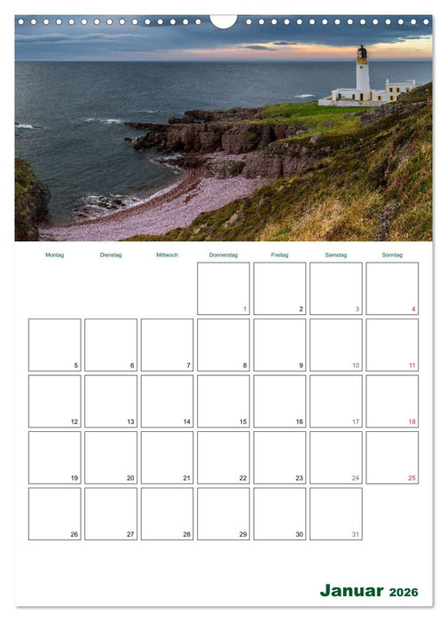 Schottland Entdeckungstour (CALVENDO Wandkalender 2026)