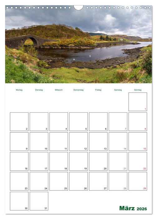 Schottland Entdeckungstour (CALVENDO Wandkalender 2026)