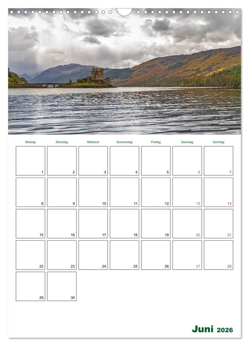 Schottland Entdeckungstour (CALVENDO Wandkalender 2026)