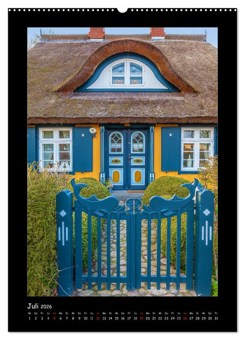 Türen - Meisterwerke aus Fischland, Darß und Zingst (CALVENDO Premium Wandkalender 2026)