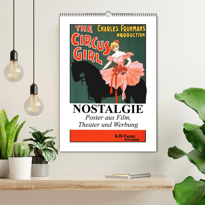 NOSTALGIE Poster aus Film, Theater und Werbung (CALVENDO Wandkalender 2026)