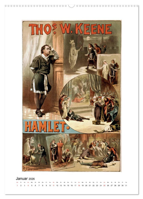 NOSTALGIE Poster aus Film, Theater und Werbung (CALVENDO Wandkalender 2026)