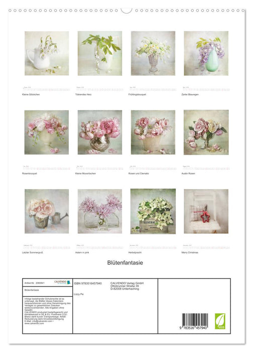 Blütenfantasie (CALVENDO Premium Wandkalender 2026)