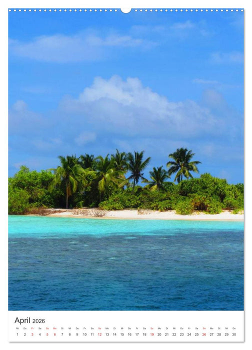 Malediven - Träumen im Paradies (CALVENDO Premium Wandkalender 2026)