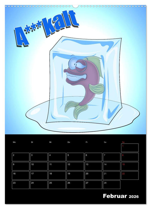 Cartoons - mir doch Bockwurscht (CALVENDO Premium Wandkalender 2026)