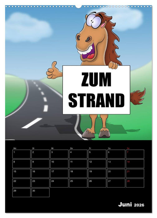 Cartoons - mir doch Bockwurscht (CALVENDO Premium Wandkalender 2026)