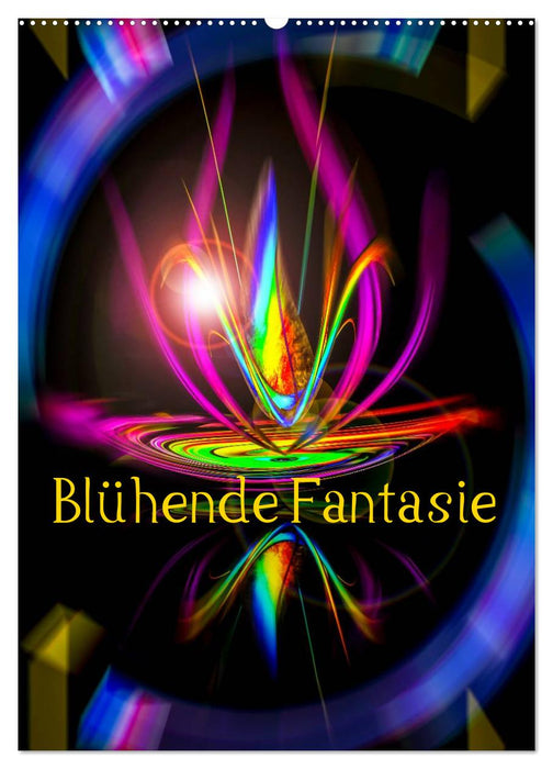 Blühende Fantasie - Digitalkunst (CALVENDO Wandkalender 2026)