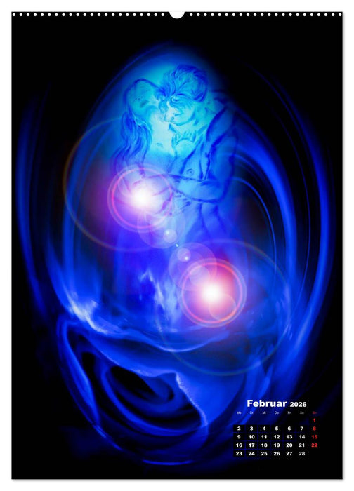 Blühende Fantasie - Digitalkunst (CALVENDO Wandkalender 2026)