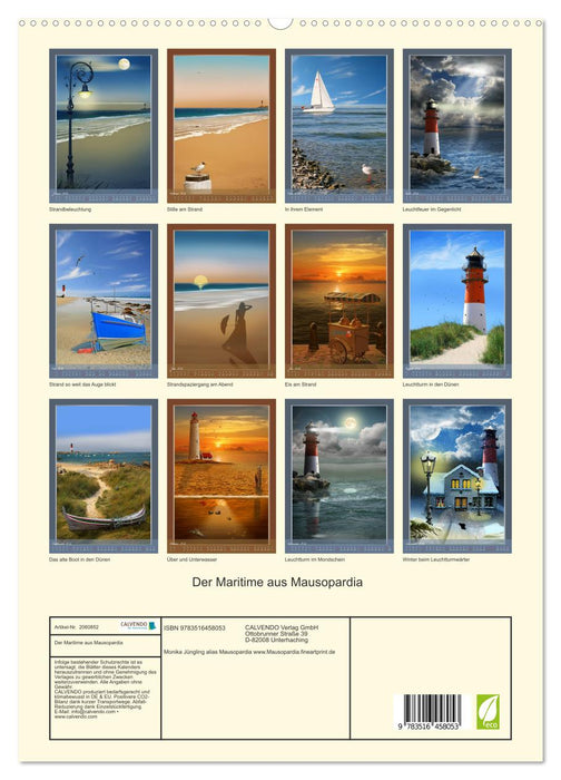 Der Maritime aus Mausopardia (CALVENDO Premium Wandkalender 2026)