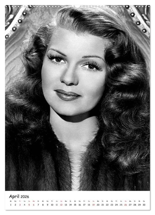 Filmstars der goldenen Leinwandjahre (CALVENDO Wandkalender 2026)