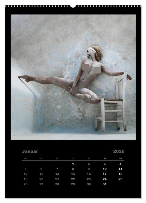 Akt im Sternenstaub EvE fotografiert von Rainer Matthias Gillessen (CALVENDO Premium Wandkalender 2026)