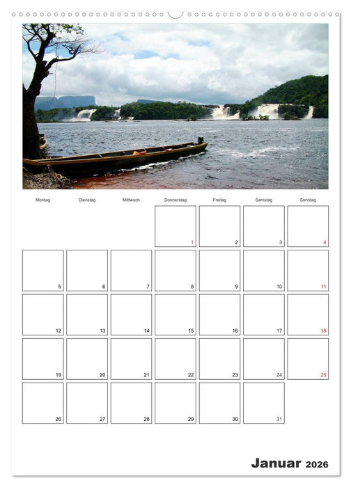 Venezuela - Land der Kontraste (CALVENDO Premium Wandkalender 2026)