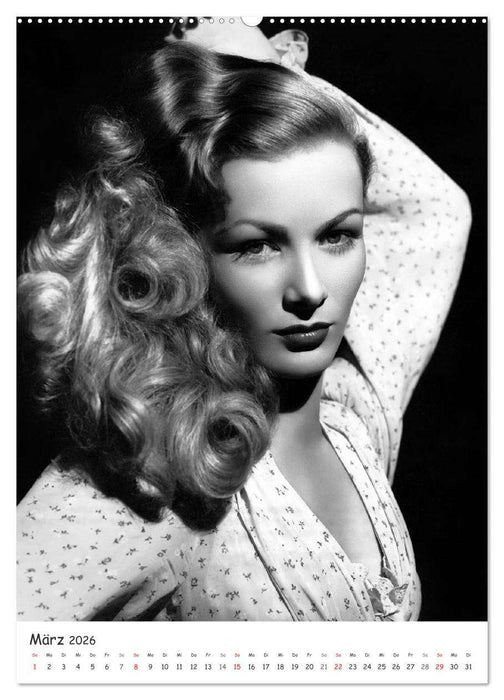 Filmstars - Unvergessene Diven (CALVENDO Wandkalender 2026)