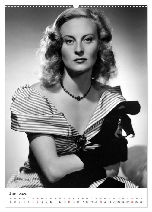 Filmstars - Unvergessene Diven (CALVENDO Wandkalender 2026)