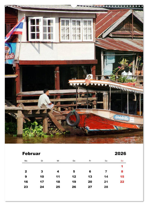 Thailand - Eine kleine Rundreise (CALVENDO Wandkalender 2026)