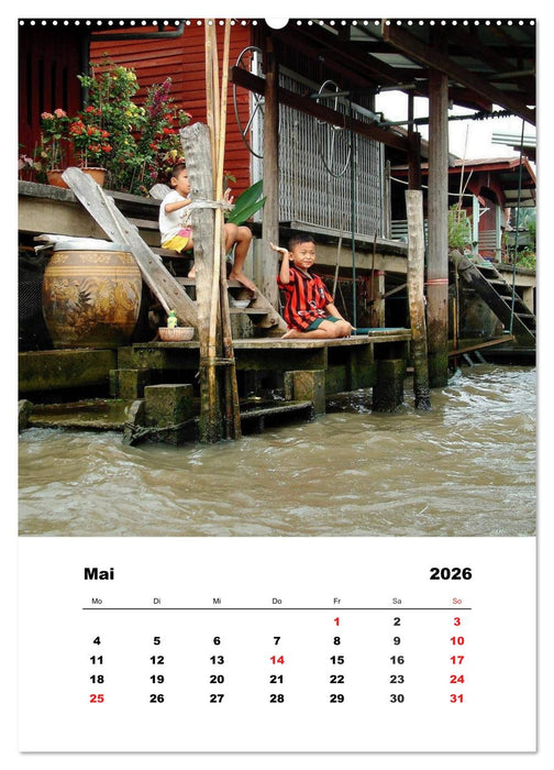 Thailand - Eine kleine Rundreise (CALVENDO Wandkalender 2026)