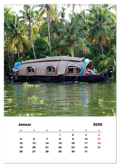 Indien erleben (CALVENDO Premium Wandkalender 2026)