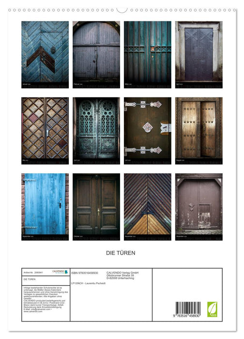 DIE TÜREN (CALVENDO Premium Wandkalender 2026)