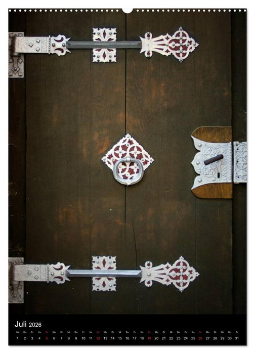 DIE TÜREN (CALVENDO Premium Wandkalender 2026)