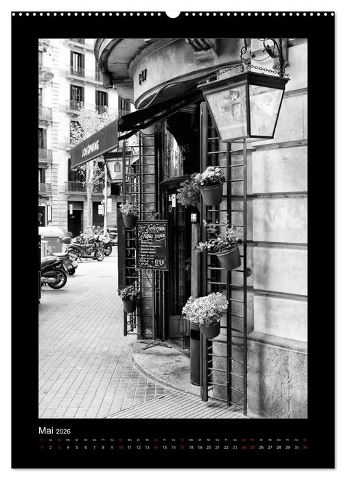 In den Gassen von Barcelona (CALVENDO Premium Wandkalender 2026)