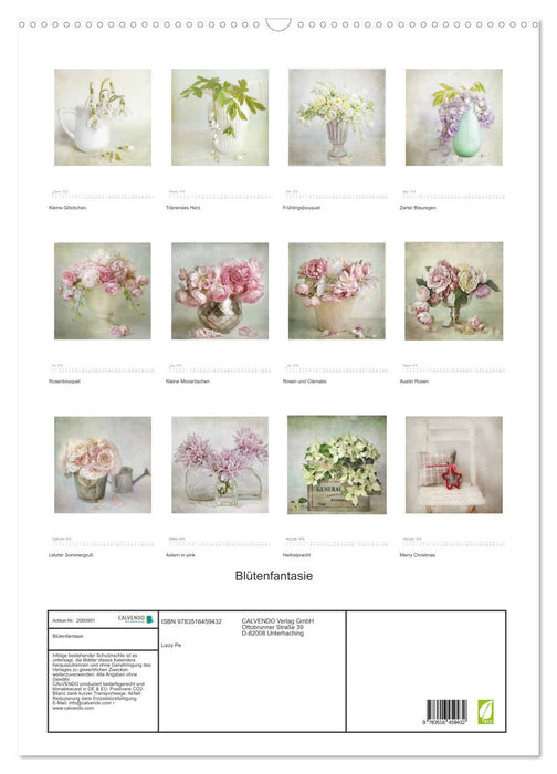 Blütenfantasie (CALVENDO Wandkalender 2026)