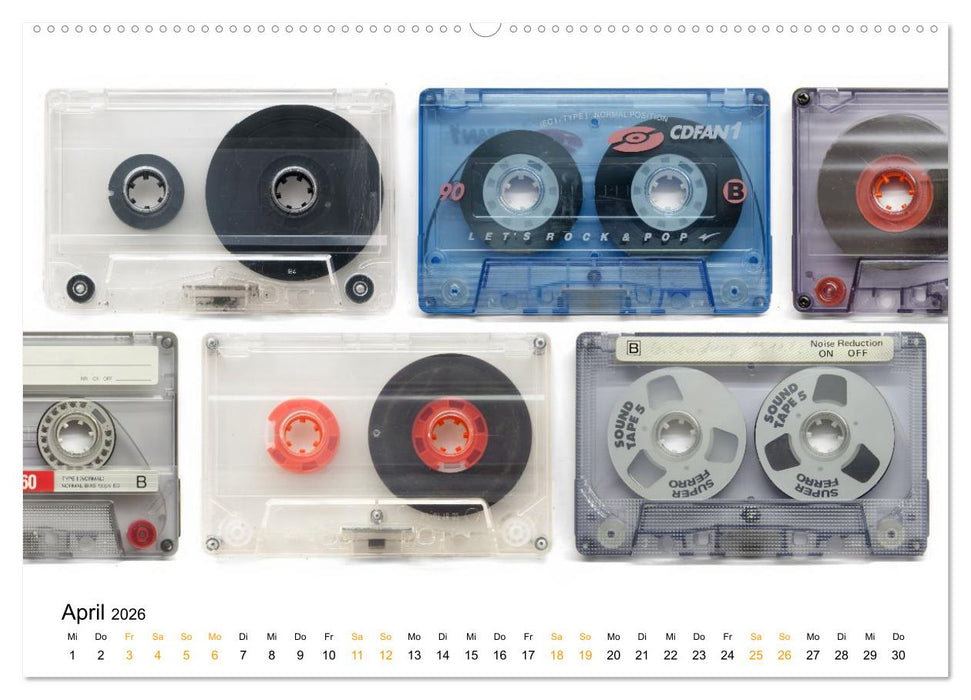 Audio Tapes (CALVENDO Wandkalender 2026)