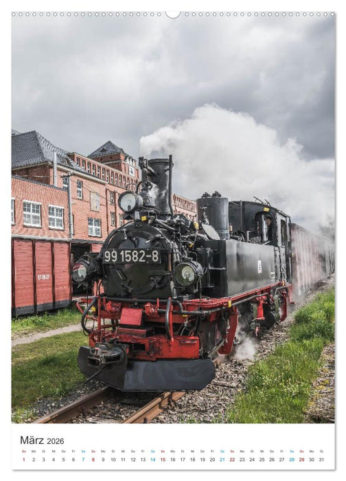 Dampfzeiten (CALVENDO Premium Wandkalender 2026)