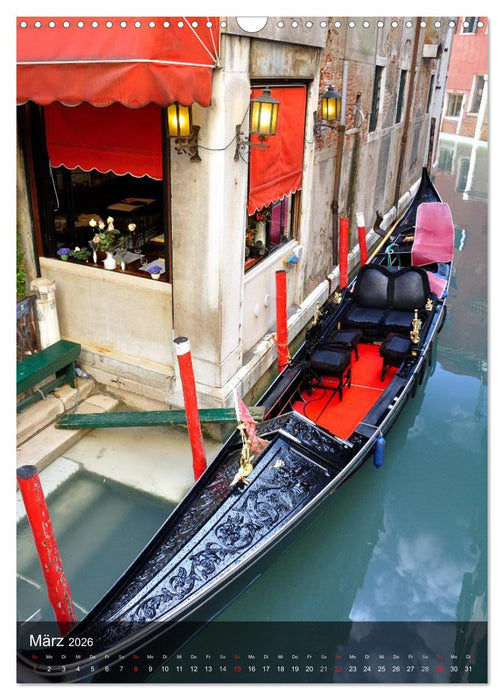 Fotografischer Streifzug durch Venedig (CALVENDO Wandkalender 2026)