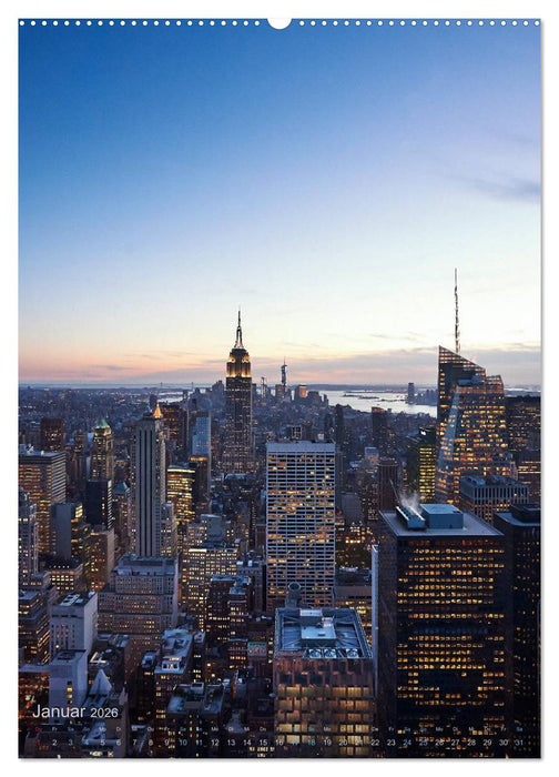 New York - the WOW-city (CALVENDO Wandkalender 2026)