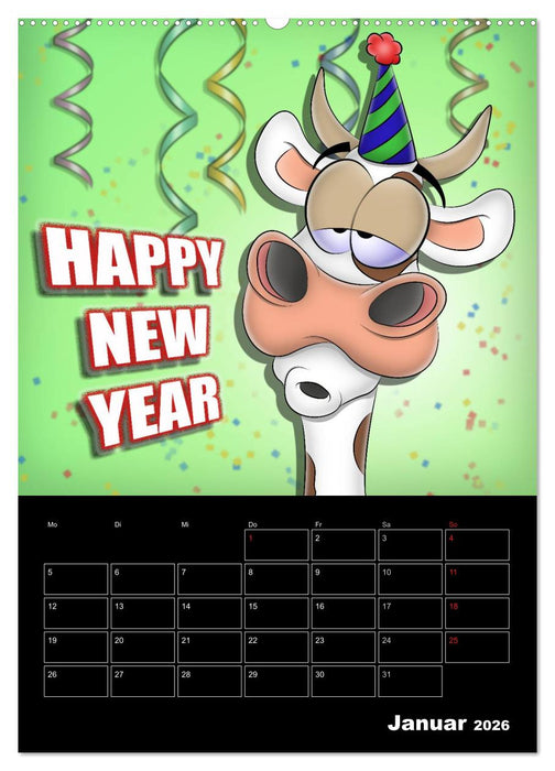 Cartoons - mir doch Bockwurscht (CALVENDO Wandkalender 2026)