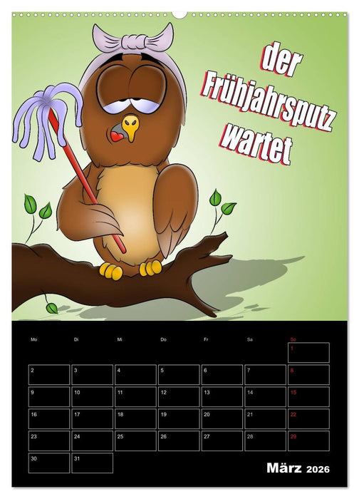 Cartoons - mir doch Bockwurscht (CALVENDO Wandkalender 2026)