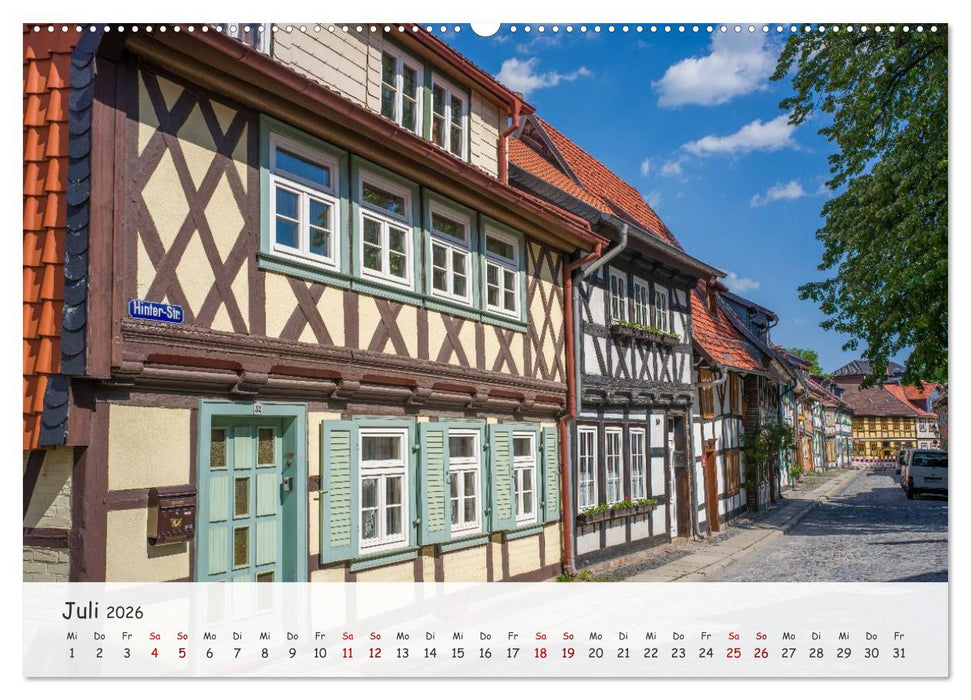 Wernigerode - Historische Fachwerkstadt am Harz (CALVENDO Premium Wandkalender 2026)