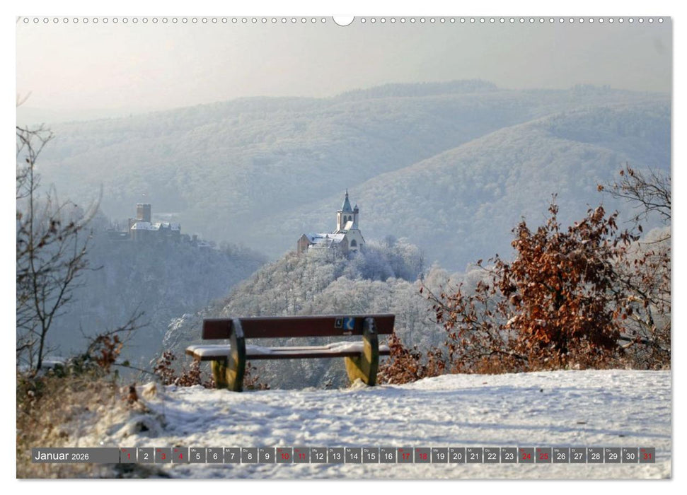 Schöne Aussichten Bänke zum Verweilen (CALVENDO Premium Wandkalender 2026)