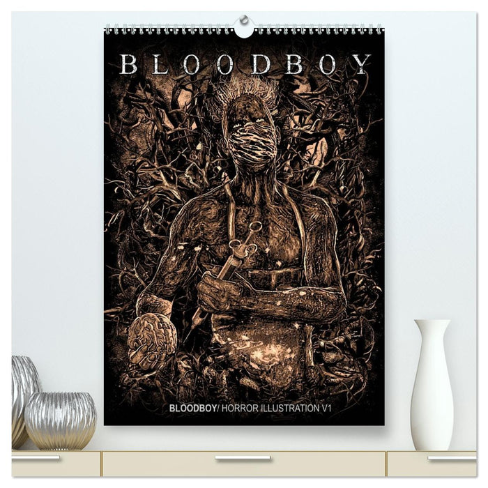BLOODBOY/ HORROR ILLUSTRATION V1 (CALVENDO Premium Wandkalender 2026)