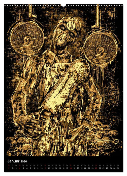 BLOODBOY/ HORROR ILLUSTRATION V1 (CALVENDO Premium Wandkalender 2026)