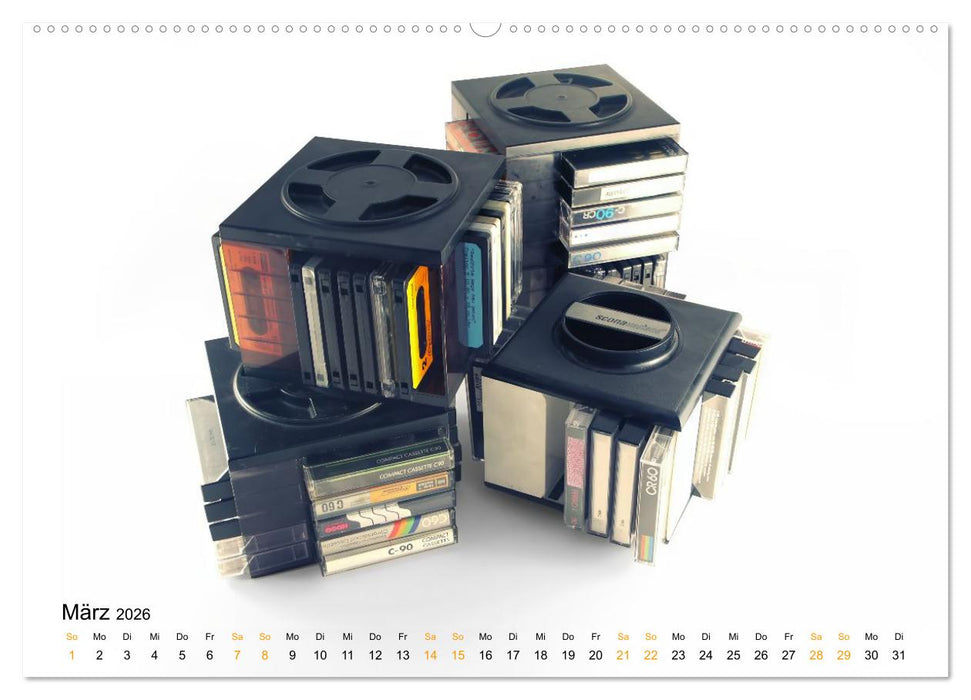 Audio Tapes (CALVENDO Premium Wandkalender 2026)