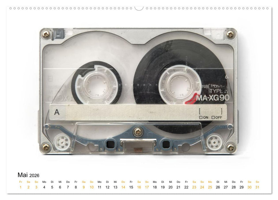 Audio Tapes (CALVENDO Premium Wandkalender 2026)