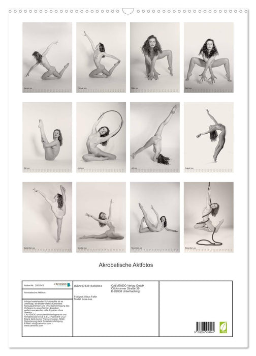Akrobatische Aktfotos (CALVENDO Wandkalender 2026)